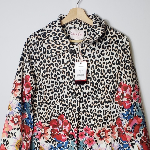 Floral-Cheetah Step'n Out Jacket - Picture 8 of 13